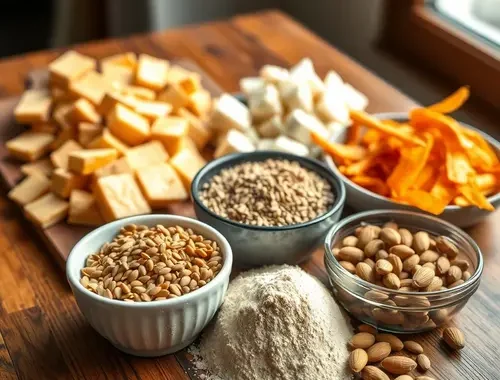 Top 7 high protein vegan foods low-carb for Muscle